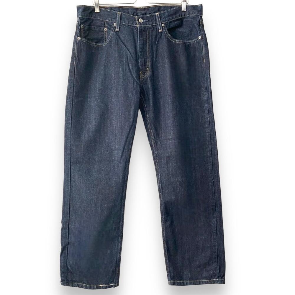 Levi's 559 Relaxed Straight Fit Jeans Light Wash Size 36x30 Dark Wash